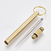 Portable Pocket 201 Stainless Steel Toothpick keychain KEYC-T007-02G-4