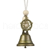 Iron Bell Hanging Ornaments HJEW-JM02523-02-2