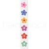 500Pcs Flower Stickers AJEW-S089-09-2