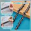   4 Yards Polyester Rhinestone Flower Lace Ribbon OCOR-PH0004-79-4