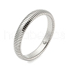 304 Stainless Steel Flat Snake Chain Bracelet BJEW-B076-01P-1