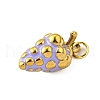 304 Stainless Steel Enamel Charms STAS-M121-11B-G-2