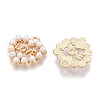 Rack Plating Alloy Pendants FIND-N005-16G-2
