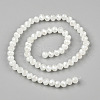 Electroplate Glass Beads Strands EGLA-A034-J6mm-A01-3