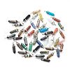 Natural & Synthetic Gemstone Pointed Pendants G-M378-01P-A-1