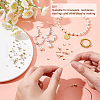 BENECREAT 120Pcs 12 Styles Brass Spacer Beads KK-BC0008-57-3