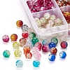 450Pcs 15 Colors Spray Painted Crackle Glass Beads CCG-YW0001-04-7
