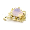 Brass Micro Pave Cubic Zirconia Pendants KK-K371-05G-2