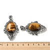 Natural Tiger Eye Big Pendants G-Z050-03B-3