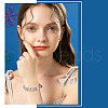 Unicraftale 6Pcs 3 Colors Stainless Steel Textured Beads STAS-UN0020-81-6