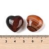 Mother's Day Gifts Natural Agate(Dyed & Heated) Heart Palm Stone G-Q021-04G-3