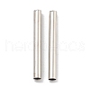 Brass Tube Beads KK-B120-03L-P-1