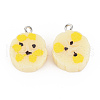 Resin Pendants RESI-N021-22-2