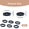 SUPERFINDINGS 20Pcs Leather Watch Strap Bezel AJEW-FH0005-08A-2