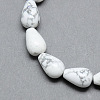 Natural Howlite Gemstone Bead Strands X-G-T004-19-1