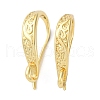 Brass Earring Hooks KK-D378-02G-1