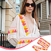 10M Ethnic Style Polyester Tassel Lace Ribbon OCOR-WH0078-274B-5