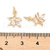 Brass Micro Pave Cubic Zirconia Pendants KK-B133-05G-05-3