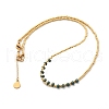 Brass Miyuki Seed Beaded Necklaces for Women NJEW-B126-01G-4