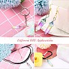 14Pcs 7 Colors Faceted Bullet Glass Pointed Pendants GLAA-CJ0001-71-7