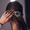 Sunflower Brass Alligator Hair Clips PW-WG16307-02-3