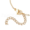2Pcs 2 Colors Crackle Glass & Natural Quartz Crystal Fruit Bib Necklaces for Women NJEW-JN05202-7