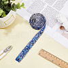 0.9M Resin Rhinestone Crystals Beaded Trim DIY-WH0542-12-5
