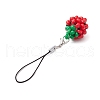 3Pcs Glass Seed Beads Mobile Straps HJEW-MZ00101-02-4