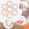 Beebeecraft 10Pcs Alloy Spring Rings Clasps FIND-BBC0002-41-6