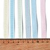 18 Yards 6 Colors Polyester Ribbon SRIB-C001-B04-4