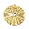 Manual Polishing 304 Stainless Steel Pendants STAS-P335-46G-1