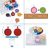 DIY Flat Round Pendant Making Kits DIY-TA0008-46-10