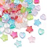 100Pcs 2 Style Eco-Friendly Transparent Acrylic Beads TACR-YW0001-86H-2