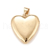Brass Micro Pave Cubic Zirconia Locket Pendants KK-A161-44G-2
