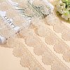 Gorgecraft 4.7~5Yards Cotton Shell Shaped Flower Lace Ribbon OCOR-GF0003-95B-6