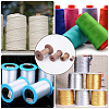 f 40Pcs 4 Style Schima Wood Sewing Embroidery Thread Spool ODIS-PH0001-33-5