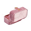 Mini Rectangle Velvet Ring Storage Boxes with Snap Buttons CON-Z009-02C-3