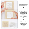 CRASPIRE 1Pc Resin Chapter DIY-CP0006-60-3