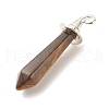 Natural Mixed Gemstone Pointed Pendants PALLOY-JF01507-4