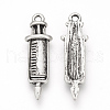 Tibetan Style Alloy Pendant Enamel Settings TIBEP-R346-35AS-NR-1