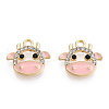 Eco-Friendly Zinc Alloy Charms FIND-N048-039C-NR-2