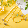 Unicraftale 6Pcs 201 Stainless Steel Mini Spring Bead Clamps for Beading Jewelry Making TOOL-UN0001-44-2