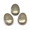 Teardrop Natural Pyrite Pendants G-I125-36-1