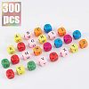 Olycraft 300Pcs Natural Wood Beads WOOD-OC0001-91-3