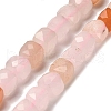 Natural Pink Aventurine Beads Strands G-H078-C09-01-1