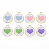 Alloy Enamel Pendants PALLOY-S181-039-NR-1