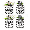 Wooden Pendant Decoration HJEW-WH0074-019-1