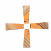 Resin & Walnut Wood Pendants RESI-S389-040A-A01-1