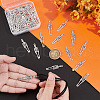 Unicraftale 60Pcs Tibetan Style Alloy Pendants for Halloween TIBEP-UN0001-17-2
