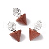 Natural & Synthetic Gemstone Pendants G-E150-04P-5
